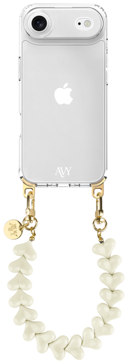 AVY Apple iPhone Air Hoesje Met Koord 30CM Cupid Clear Red afbeelding 1