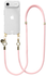 AVY Apple iPhone Air Hoesje Met Koord 130CM Tressé Pink