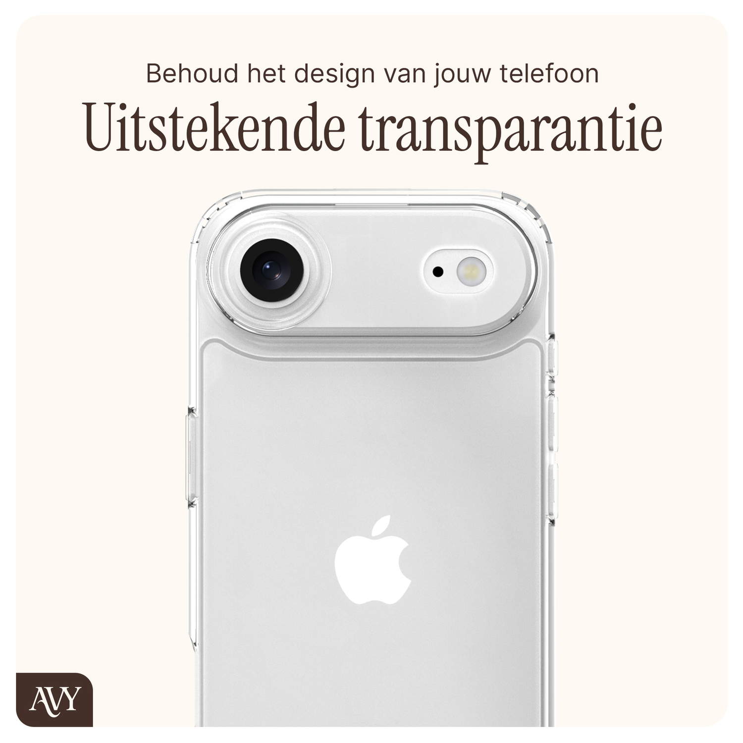 AVY Apple iPhone Air Hoesje Met Koord 32CM Obscura Blue afbeelding 6