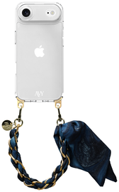 AVY Apple iPhone Air Hoesje Met Koord 32CM Obscura Blue afbeelding