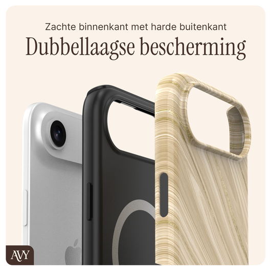 AVY Apple iPhone Air MagSafe Hoesje met Koord 32CM Aurum Gold afbeelding 7
