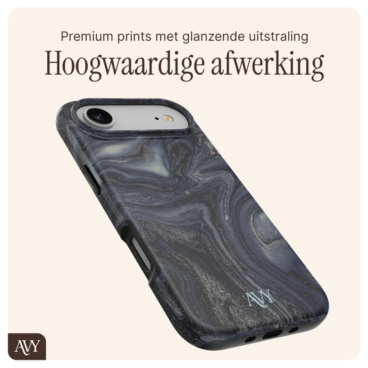 AVY Apple iPhone Air MagSafe Hoesje met Koord 30CM Marmer Hearts afbeelding 8