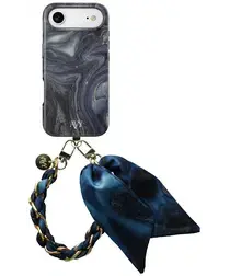 AVY Apple iPhone Air MagSafe Hoesje met Koord 32CM Obscura Blue afbeelding