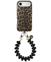 AVY Apple iPhone Air MagSafe Hoesje met Koord 30CM Panther Hearts afbeelding
