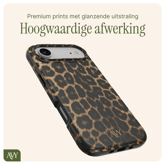 AVY Apple iPhone Air MagSafe Hoesje met Koord 30CM Panther Hearts afbeelding 9
