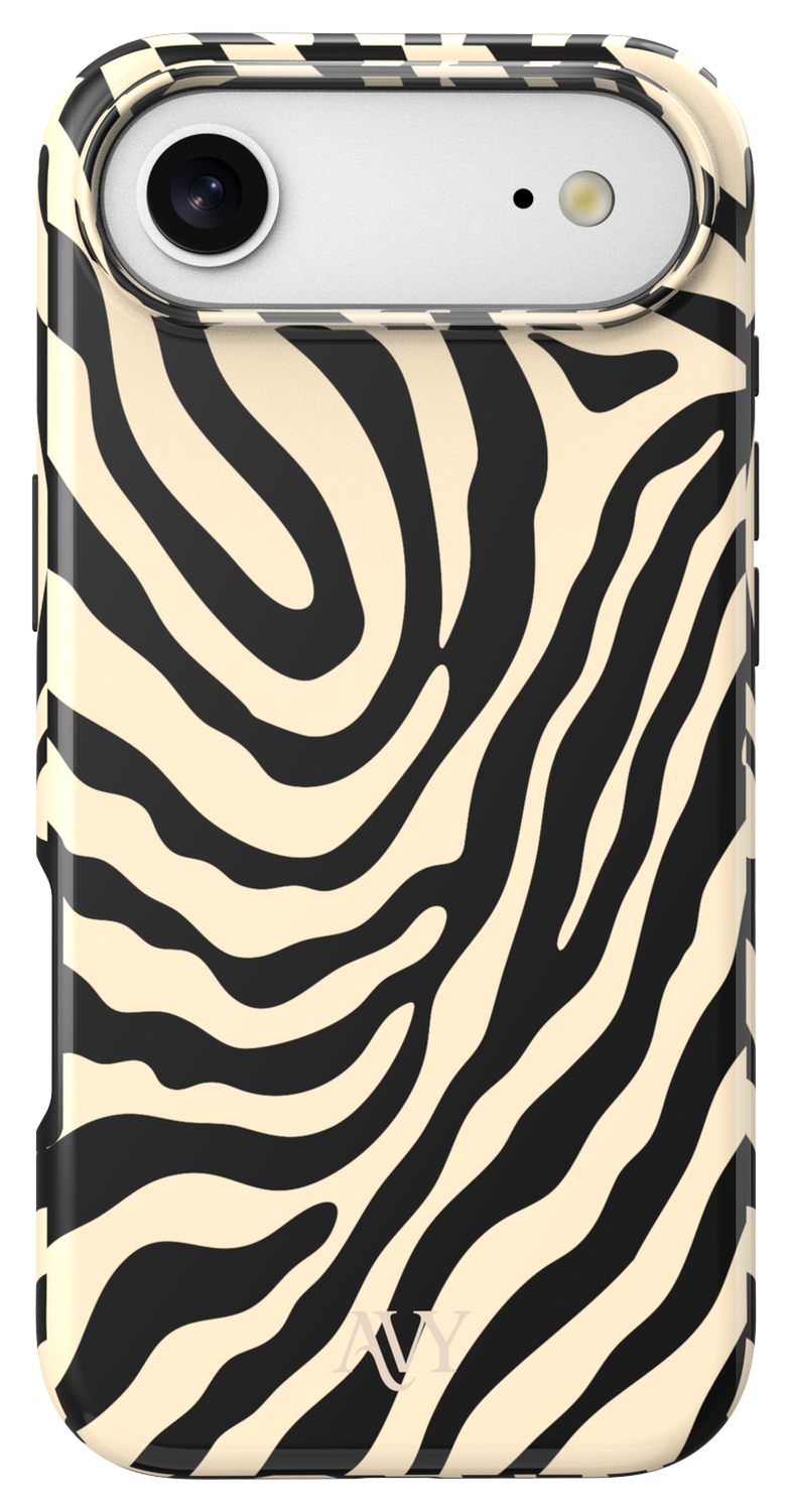 AVY Apple iPhone Air MagSafe Hoesje met Koord 30CM Zebra Hearts afbeelding 12
