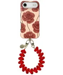 AVY Apple iPhone Air MagSafe Hoesje met Koord 30CM Hearts & Roses afbeelding