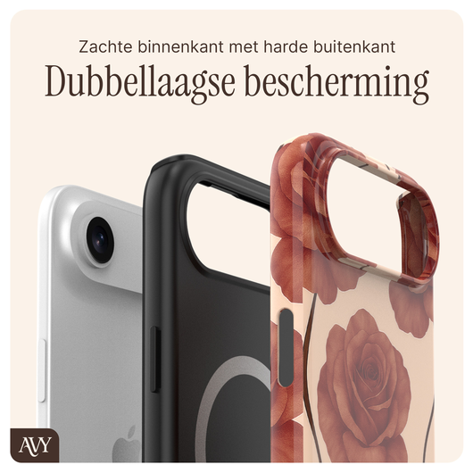 AVY Apple iPhone Air MagSafe Hoesje met Koord 32CM Botanique Roses afbeelding 9