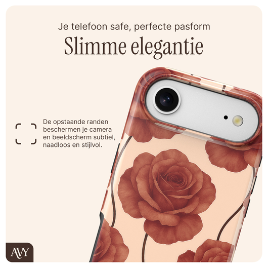 AVY Apple iPhone Air MagSafe Hoesje met Koord 32CM Botanique Roses afbeelding 6