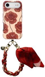 AVY Apple iPhone Air MagSafe Hoesje met Koord 32CM Botanique Roses