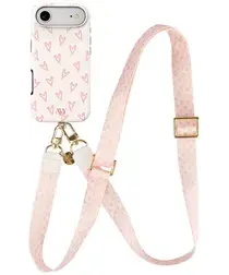 AVY Apple iPhone Air MagSafe Hoesje met Koord 130CM Cupid Blush afbeelding