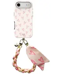 AVY Apple iPhone Air MagSafe Hoesje met Koord 32CM Cupid Blush afbeelding