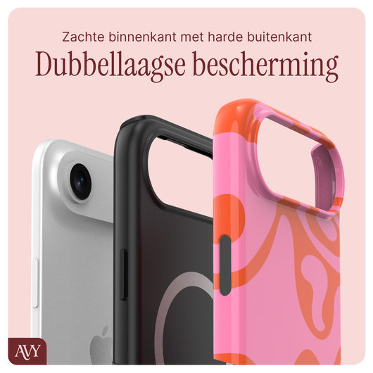 AVY Apple iPhone Air MagSafe Hoesje met Koord 32CM Rosé Twist afbeelding 9