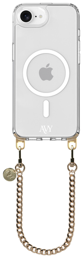 AVY Apple iPhone 16e Hoesje met Koord & MagSafe 30CM Aurum Lien afbeelding 1