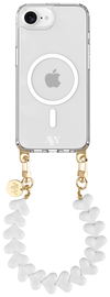 AVY Apple iPhone 16e Hoesje met Koord & MagSafe 30CM Cupid White