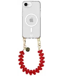 AVY Apple iPhone 16e Hoesje met Koord & MagSafe 30CM Cupid Red afbeelding