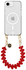 AVY Apple iPhone 16e Hoesje met Koord & MagSafe 30CM Cupid Red