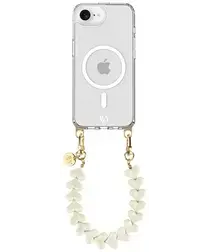 AVY Apple iPhone 16e Hoesje met Koord & MagSafe 30CM Cupid Beige afbeelding