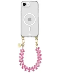 AVY Apple iPhone 16e Hoesje met Koord & MagSafe 30CM Cupid Clear Pink afbeelding