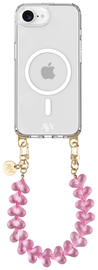 AVY Apple iPhone 16e Hoesje met Koord & MagSafe 30CM Cupid Clear Pink
