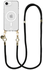 AVY Apple iPhone 16e Hoesje met Koord & MagSafe 130CM Tressé Black