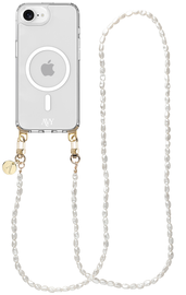 AVY Apple iPhone 16e Hoesje met Koord & MagSafe 120CM Perla Chic Long