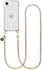 AVY Apple iPhone 16e Hoesje met Koord & MagSafe 120CM Aurum Lien Long