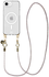 AVY Apple iPhone 16e Hoesje met Koord & MagSafe 120CM Silver Spark Long afbeelding 1