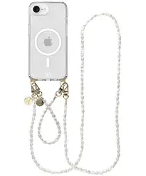 AVY Apple iPhone 16e Hoesje met Koord & MagSafe Set Perla Chic afbeelding