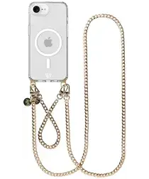 AVY Apple iPhone 16e Hoesje met Koord & MagSafe Set Aurum Lien afbeelding