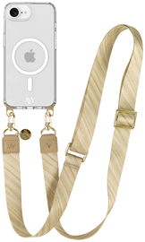AVY Apple iPhone 16e Hoesje met Koord & MagSafe 130CM Aurum Gold
