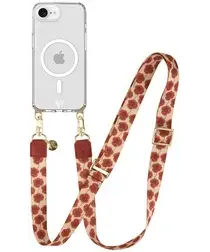 AVY Apple iPhone 16e Hoesje met Koord & MagSafe 130CM Botanique Roses afbeelding