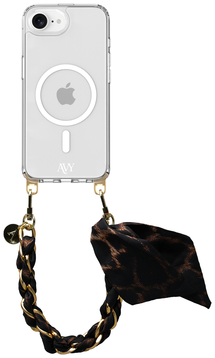 AVY Apple iPhone 16e Hoesje met Koord & MagSafe 32CM Panthera Chic afbeelding 1