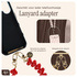 AVY Apple iPhone 16e Hoesje Met Koord 30CM Cupid Red afbeelding 6