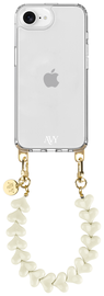 AVY Apple iPhone 16e Hoesje Met Koord 30CM Cupid Beige