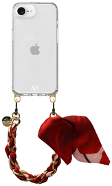 AVY Apple iPhone 16e Hoesje Met Koord 32CM Botanique Roses
