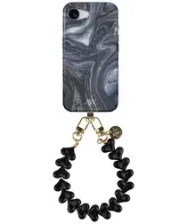 AVY Apple iPhone 16e MagSafe Hoesje met Koord 30CM Marmer Hearts afbeelding