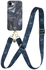 AVY Apple iPhone 16e MagSafe Hoesje met Koord 130CM Obscura Blue