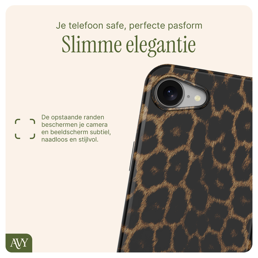 AVY Apple iPhone 16e MagSafe Hoesje met Koord 30CM Panther Hearts afbeelding 12