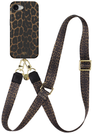 AVY Apple iPhone 16e MagSafe Hoesje met Koord 130CM Panthera Chic