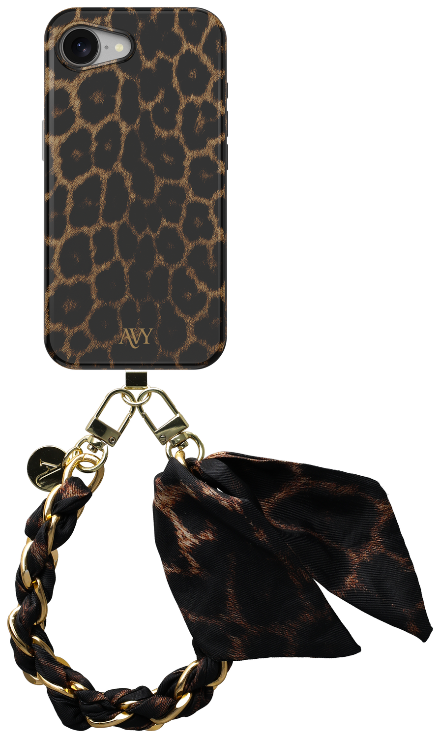 AVY Apple iPhone 16e MagSafe Hoesje met Koord 32CM Panthera Chic afbeelding 1