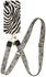 AVY Apple iPhone 16e MagSafe Hoesje met Koord 130CM Serengeti Zebra