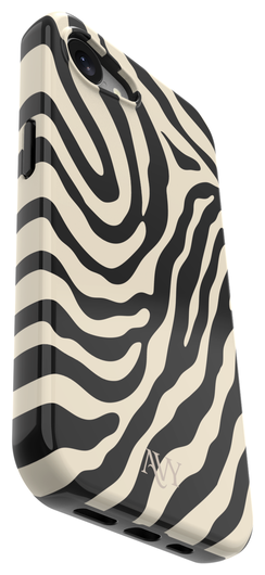 AVY Apple iPhone 16e MagSafe Hoesje met Koord 32CM Serengeti Zebra afbeelding 12