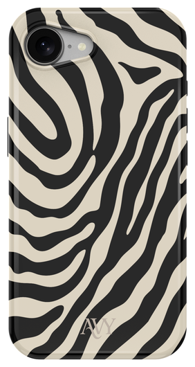 AVY Apple iPhone 16e MagSafe Hoesje met Koord 32CM Serengeti Zebra afbeelding 13