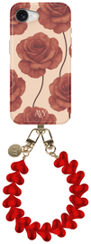 AVY Apple iPhone 16e MagSafe Hoesje met Koord 30CM Hearts & Roses