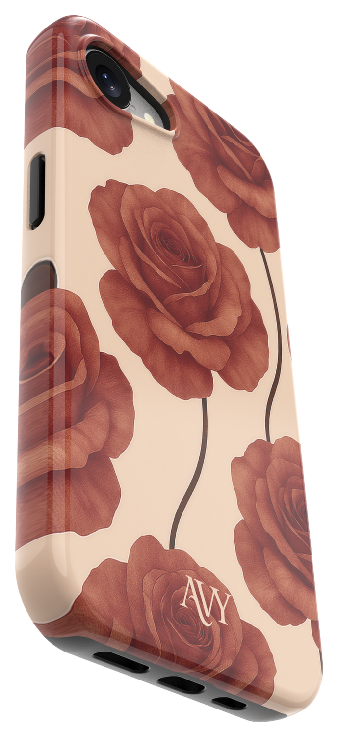 AVY Apple iPhone 16e MagSafe Hoesje met Koord 130CM Botanique Roses afbeelding 14