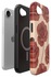 AVY Apple iPhone 16e MagSafe Hoesje met Koord 130CM Botanique Roses afbeelding 15