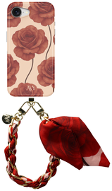 AVY Apple iPhone 16e MagSafe Hoesje met Koord 32CM Botanique Roses