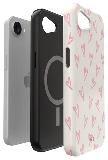 AVY Apple iPhone 16e MagSafe Hoesje met Koord 130CM Cupid Blush afbeelding 15