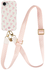 AVY Apple iPhone 16e MagSafe Hoesje met Koord 130CM Cupid Blush